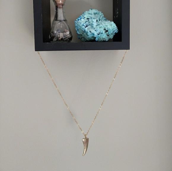 Horn pendant and necklace - Picture 1 of 2